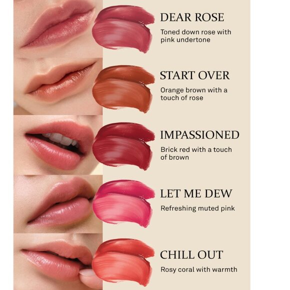 Hince Makeup Set Ivory Pouch, Mood Enhancer Lip Glow & Water Liquid Glow NIB - Picture 9 of 12